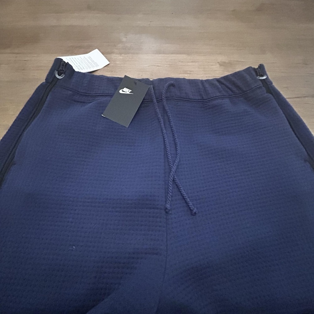 Nike Dark Blue Wide-Leg Joggers - Picture 12 of 14